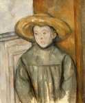 Paul Cezanne - Boy With a Straw Hat